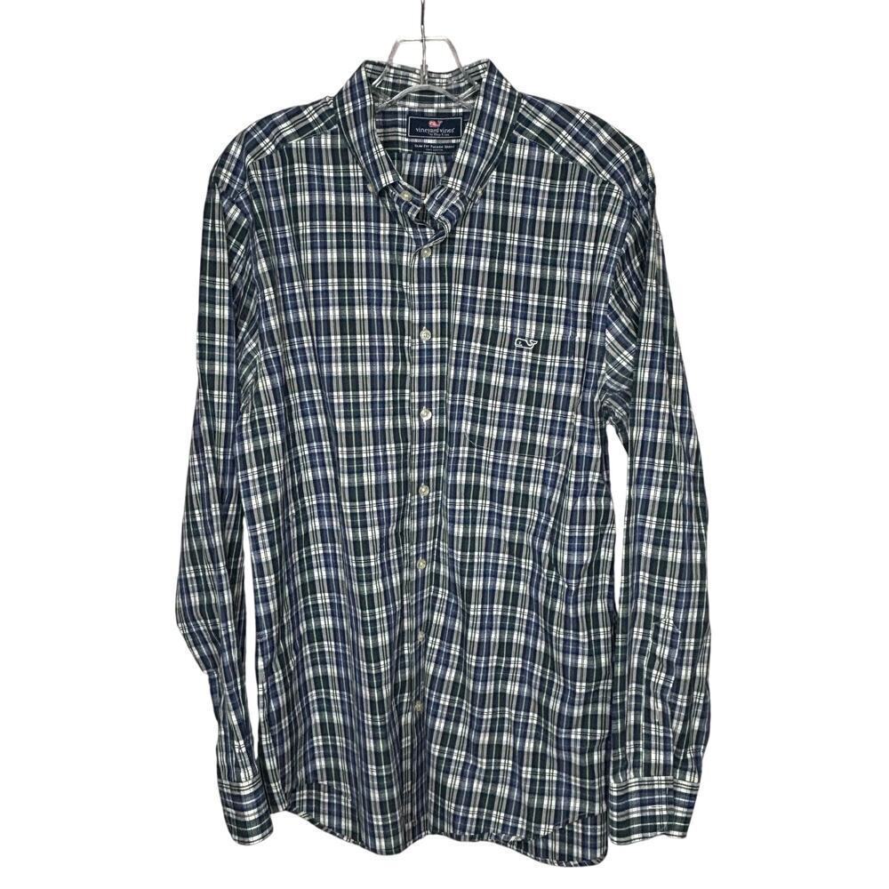 Vineyard Vines Men's Slim Fit Tucker 100% Cotton Button Down Shirt Size Large